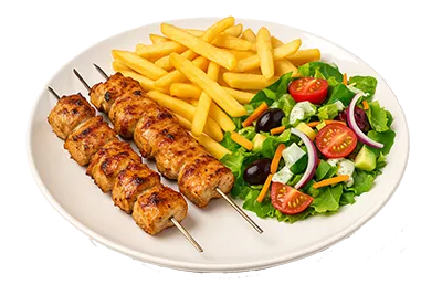 Hähnchenspieß Teller bestellen Wuppertal